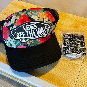 Vans Accessories Combo - Trucker Hat and Shoestrings